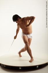 Fighting reference poses of Moses